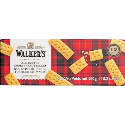 Walkers Sablés en forme de bâtonnets 150 g, 3,99 $/100g