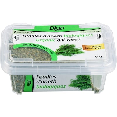 Dion Feuilles d'aneth biologiques 9 g, 66,56 $/100g