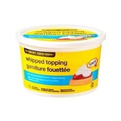 Sans Nom Garniture fouettée légère 1 l, 0,55 $/100ml