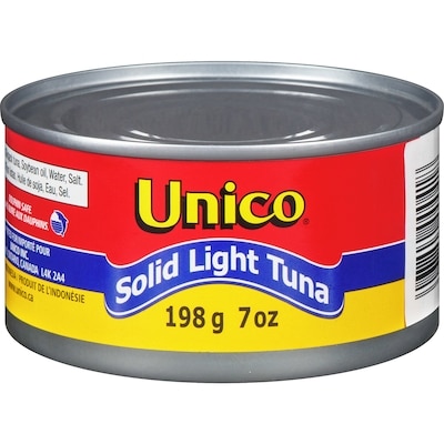 Unico Tuna, Solid Light 198 g, $1.16/100g