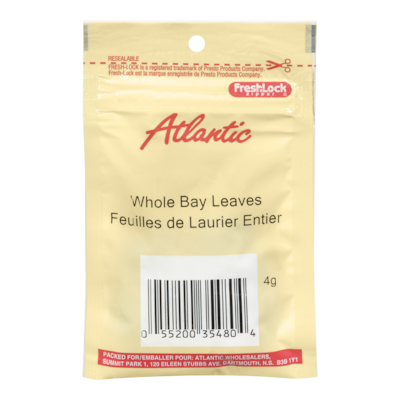 null Atlantic Whole Bay Leaves 4 g, $49.75/100g