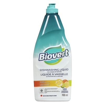Biovert Détergent à vaisselle liquide 700 ml, 0,50 $/100ml