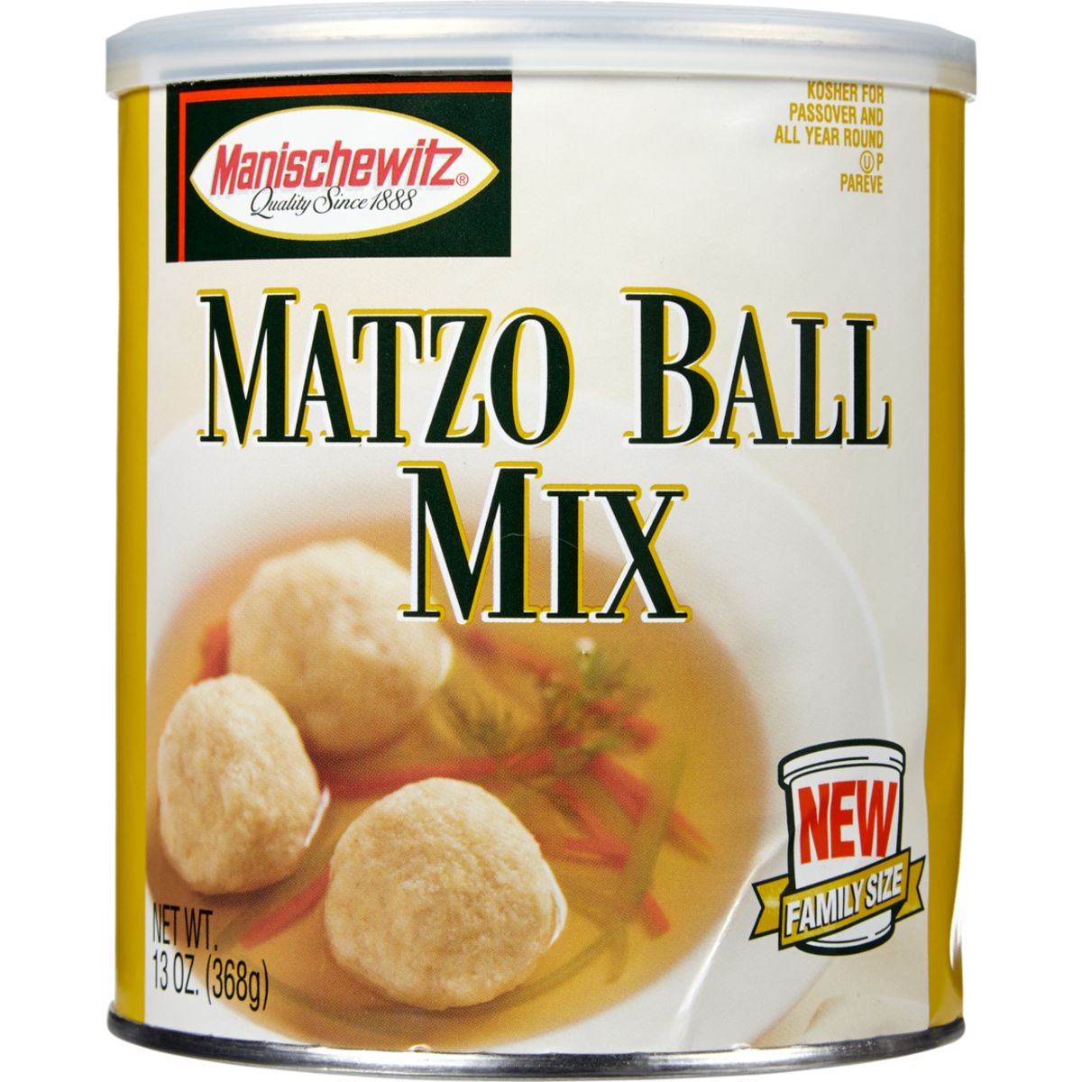 Manischewitz Préparation pour boulettes de matzo format familial casher 368 g, 2,71 $/100g
