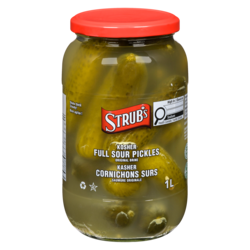 Strubs Full Sour Kosher Dill Pickles 1 l, $0.75/100ml