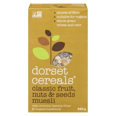 Dorset Fruit, Nuts & Seeds Muesli  560 g, $1.52/100g