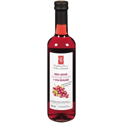 le Choix du Président Vinaigre de vin rouge 500 ml, 0,90 $/100ml