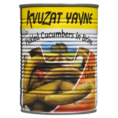 Kvuzat Yavne Concombres dans la saumure casher 560 g, 0,77 $/100g
