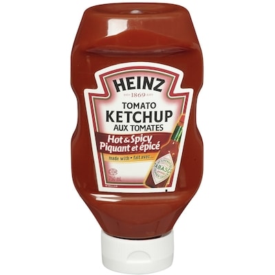 Heinz Ketchup aux tomates piquant et épicé 750 ml, 0,77 $/100ml