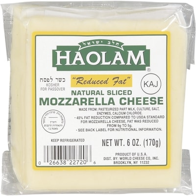 Haolam Mozzarella casher 170 g, 7,64 $/100g