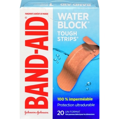 Band-Aid Pansements Tough-Strips 20 ea, 0,30 $/1ch