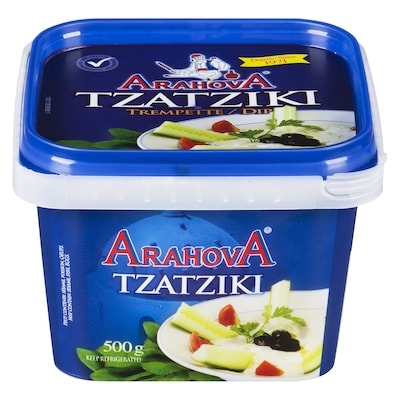 Arahova Tzatziki 500 g, $1.70/100g