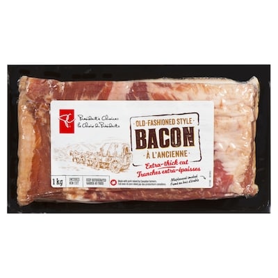 Old-Fashioned Style Extra-Thick Cut Bacon