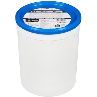 Chapman’s premium crème glacée moka et amandes au fudge 11.4 l, 0,35 $/100ml