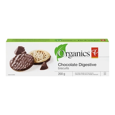 PC Organics Organic Biscuits, Digestives 200 g, $2.50/100g