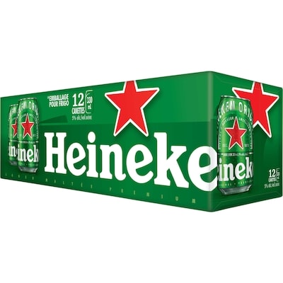 Heineken Lager corsée de première qualité (Pièce d’identité requise au moment du ramassage) 12x330.0 ml, 0,72 $/100ml