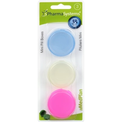 PharmaSystems uMedPlan Mini Pill Boxes 1 ea, $3.49/1ea