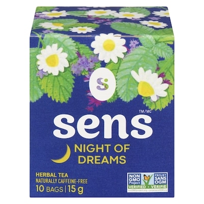 S Sens Night of Dreams Herbal Tea 10 Sealed Bags 10 ea, $0.30/1ea