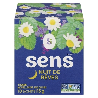 S Sens Tisane Nuit de Rêves 10 Sachets Scellés 10 ea, 0,30 $/1ch