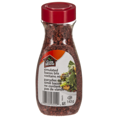 Club House Simulated Bacon Bites 143 g, $3.49/100g