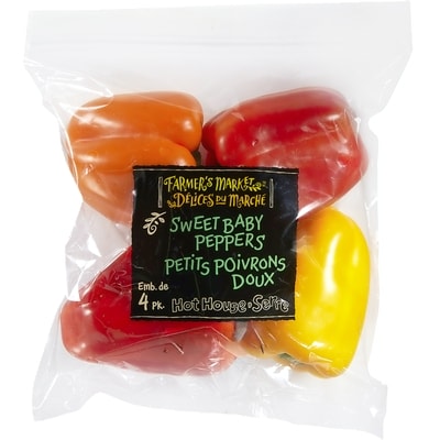 Farmer's Market Sweet Baby Peppers (4-Pack) 1 ea, $1.50/1ea