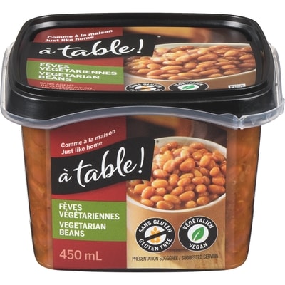 Le Maître Saladier Fèves végétariennes, emballage club  450 ml, 0,89 $/100ml