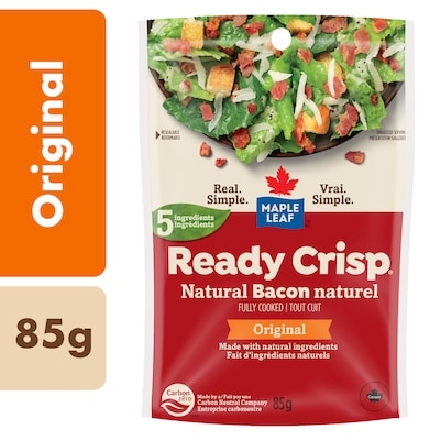 Maple Leaf Ready Crisp Fully Cooked Natural Bacon Bits 85 g, $8.22/100g