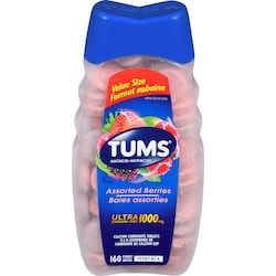 Tums Ultra-fort baies assorties 160 ea, 0,08 $/1ch