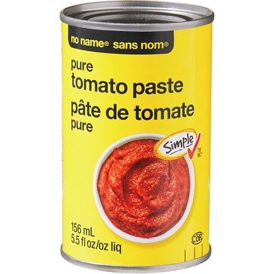 No Name Pure Tomato Paste 156 ml, $0.64/100ml