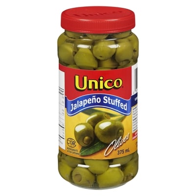 Unico Olives, Stuffed with Jalapeno 375 ml, $1.33/100ml