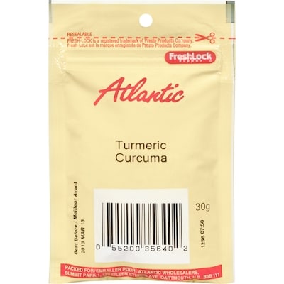 null Curcuma 30 g, 4,30 $/100g