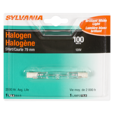 Sylvania Halogen 100W Light Bulb 1 ea, $8.00/1ea