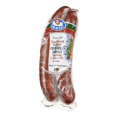 Borges Sausage, Hot $19.90/1kg $9.03/1lb