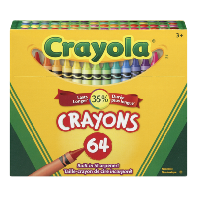 Crayola Crayons, 64 Count     64x1.0 ea, $0.09/1ea