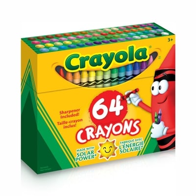 Crayola Crayons de cire, boîte de 64 64x1.0 ea, 0,12 $/1ch