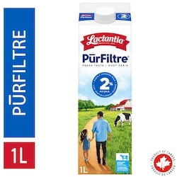 Purefilter Purfiltre Partly Skimmed Milk 2% 1 l, $0.40/100ml