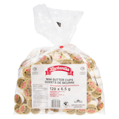 Lactantia Coupelles de beurre 120x6.5 g, 2,43 $/100g