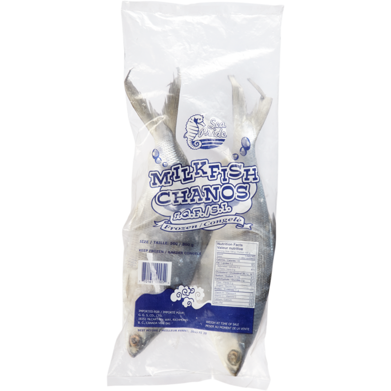 Milkfish, Frozen