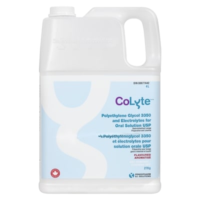 Colyte Colyte aromatisé 4 l, 0,70 $/100ml