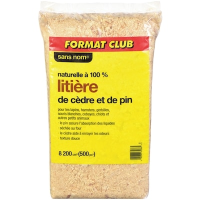Sans Nom Litière de cèdre et de pin, Format Club 1 ea, 9,50 $/1ch