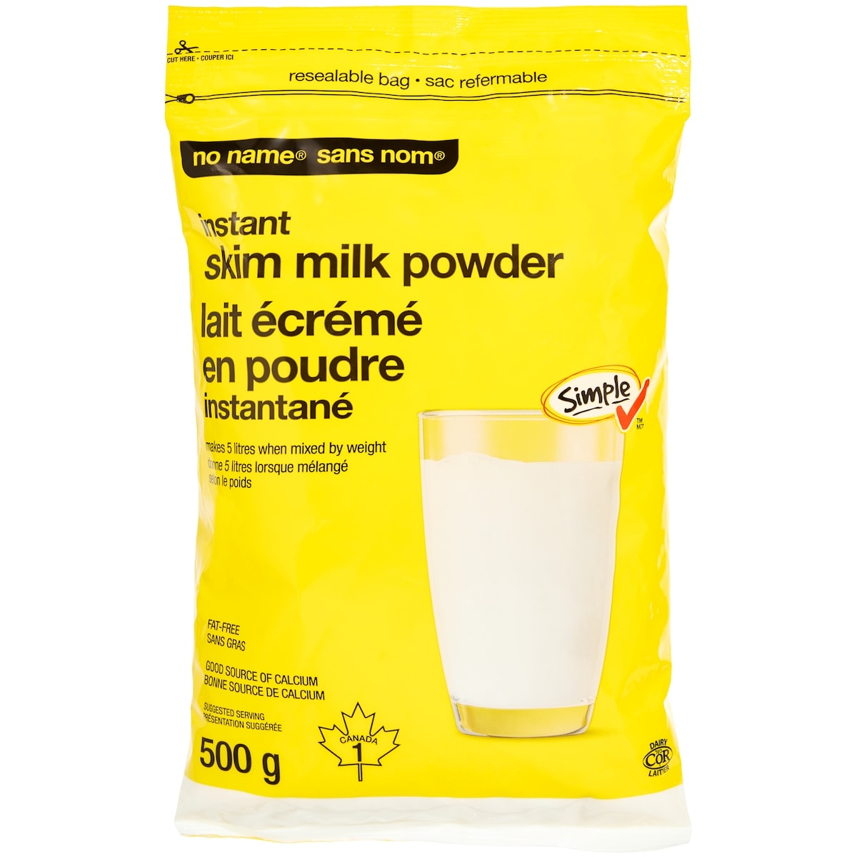 No Name Pasteurized Instant Skim Milk Powder