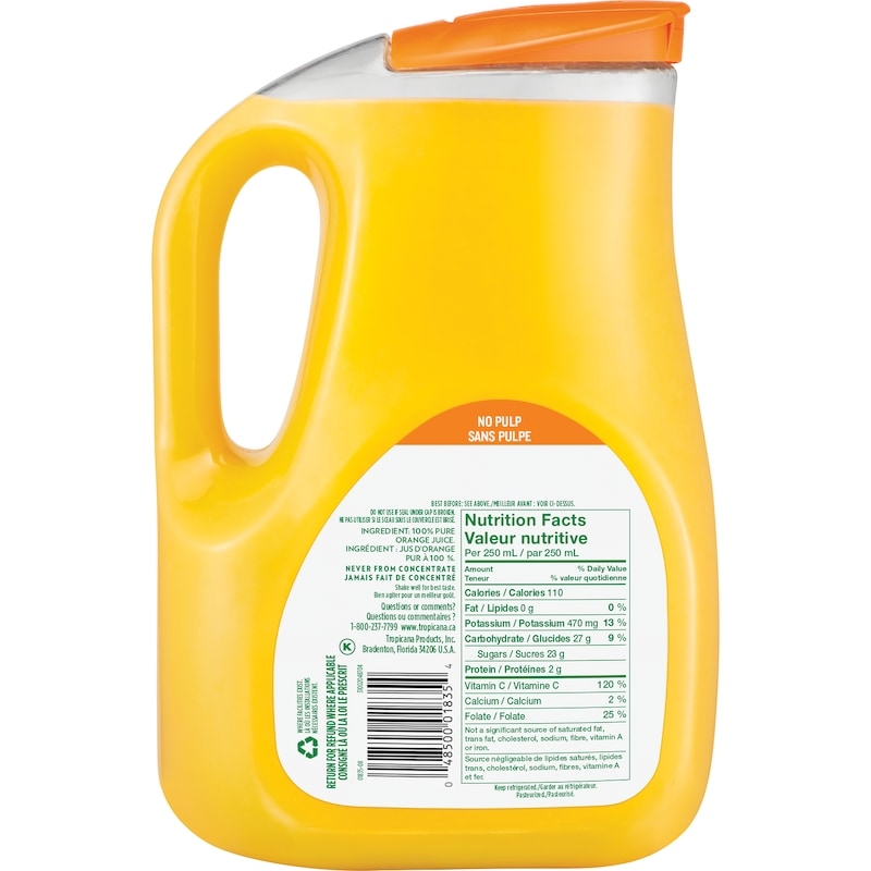Pure Premium Orange Juice (Pulp Free)