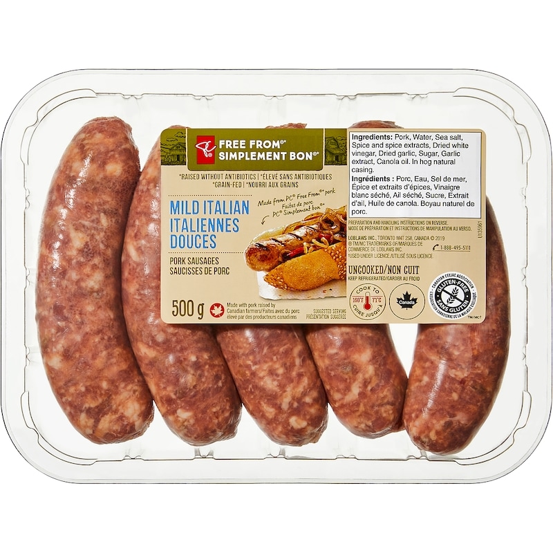 Free From Mild Italian Pork Sausages