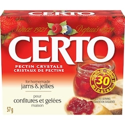 CERTO Cristaux de pectine Original 57 g, 6,65 $/100g