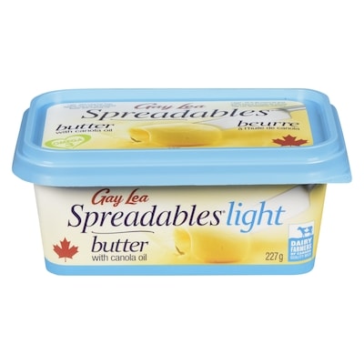 Gay Lea Spreadables Light Butter With Canola Oil 227 g, $2.86/100g