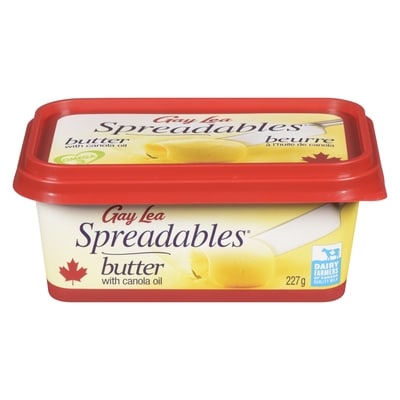 Gay Lea Spreadables Butter With Canola Oil 227 g, $3.08/100g
