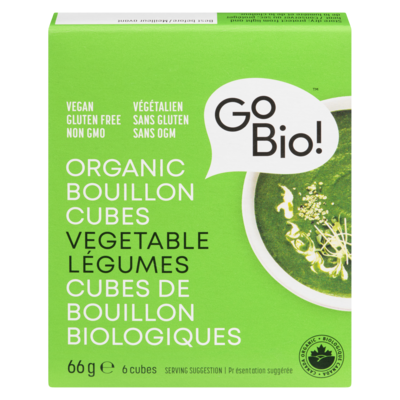 Go Bio Organic Vegetable Bouillon Cubes 66 g, $6.82/100g