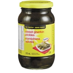 No Name Sweet Gherkin Pickles 375 ml, $0.87/100ml