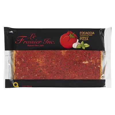 Fraisier Tomato & Garlic Pizza 750 g, $0.93/100g