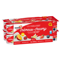 Yoplait Creamy 1% Smooth Traditional Yogurt Cups Variety Pack