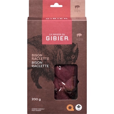 Maison Du Gibier Bison Raclette Cubes 200 g, $4.50/100g